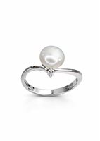 Anello Miluna Donna in Oro bianco LI728M